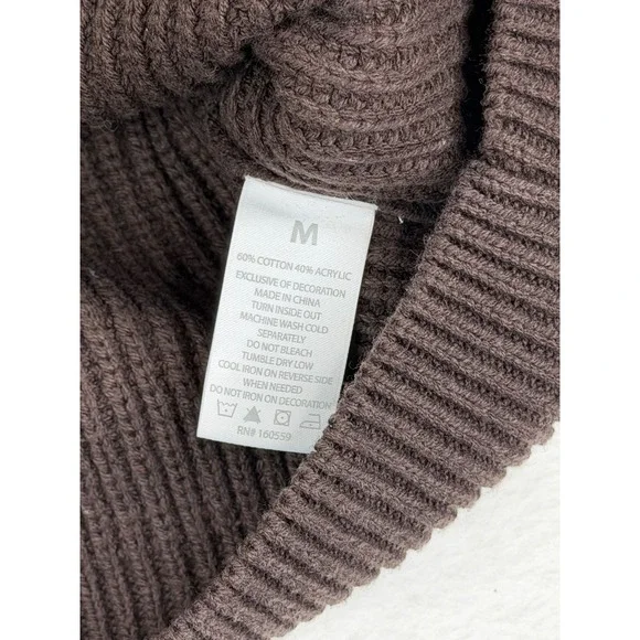 WEAR by Erin Andrews Cleveland Browns NFL Colorblock Sweater Womens Medium NEW - Picture 9 of 10